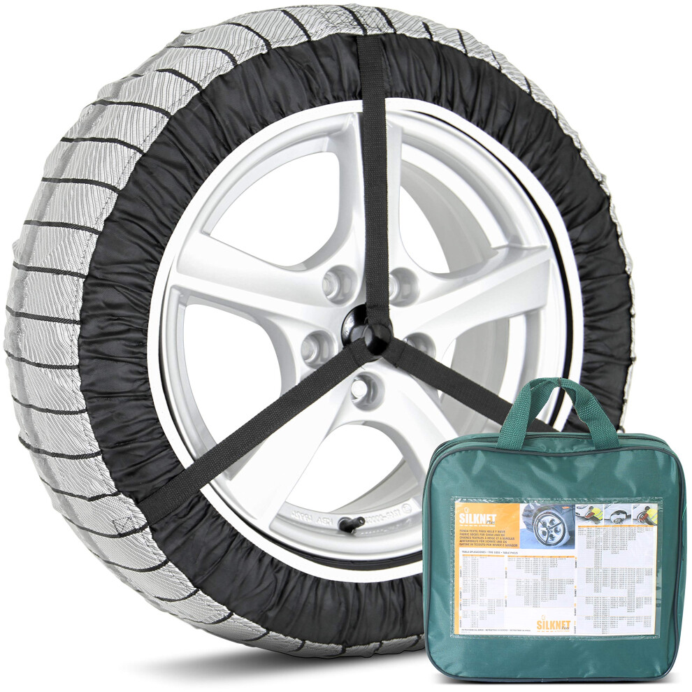Silknet Snow Socks - Size 30 - Awarded 'Which Best Buy' - Universal To Fit 175/65 R14, 185/55 R15, 185/50 R16 And More 5051226467943