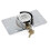 Maypole Heavy Duty Security Lock Suitable for Vans, Sheds & Garages Rust Resistant Chrome 2 kg 1