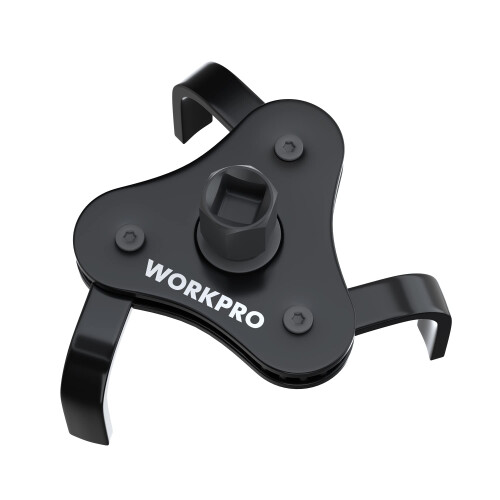 WORKPRO Universal Oil Filter Wrench，3 Jaw Adjustable Oil Filter