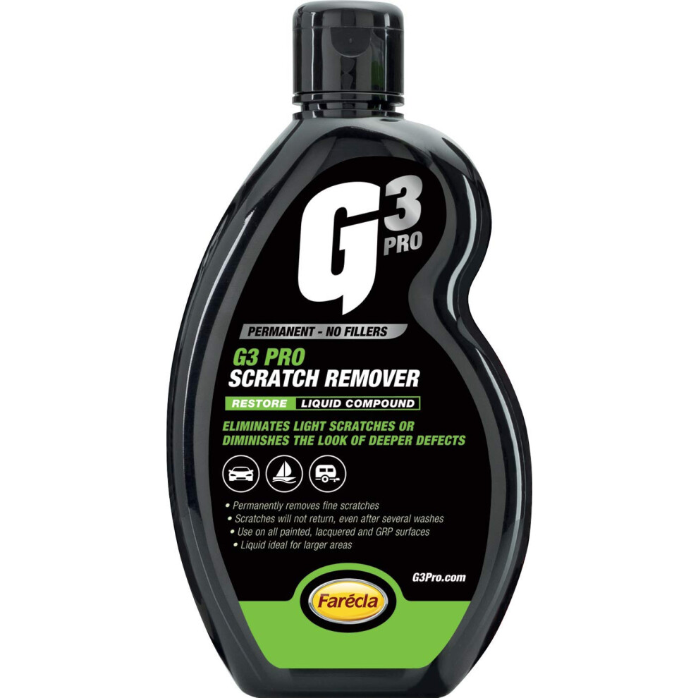G3 Pro Scratch Remover Liquid 500Ml (7164) Â Car Scratch Remover For