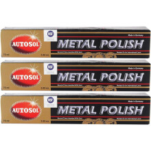 3x Autosol Metal Polish Chrome Shine Metal Polish Chrome Polish 75