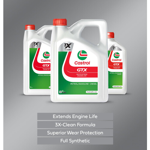 Castrol Castrol GTX 15W-40 A3/B3 Engine Oil 4L 2