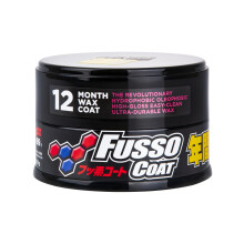 SOFT99 Fusso Coat 12 Months Wax Dark 200g - Hard Car Wax Polish – Auto Care Waterproof Hydrophobic Coating - Durable Paintwork Protection and High-G