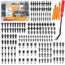Xtremeauto Car Clips Set 229pc With Tools - Trim Box, Assorted Plastic Fasteners, Body Fasteners With 5 Removal Tools, Expansion Bumper Clips, Interi