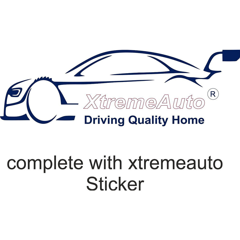 Xtremeauto Universal Fit Front Pair Of Car Seat Covers Black 5003163772420