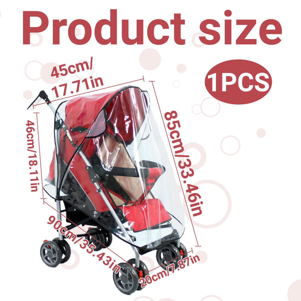 Qianeffort Universal Rain Cover For Strolleruniversal Rain Cover For Pushchair An