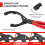WORKPRO 300 mm Oil Filter Wrench，Adjustable Oil Filter Removal Tool 5