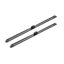 Bosch Aerotwin A 243 S - Front Windscreen Wipers - Set of 2 Replacement Blades - Comes with Pre-assembled Adapter - 2 Blades, 600m