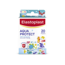 Elastoplast Aqua Protect Kids Plasters (20 Strips), 100% Waterproof