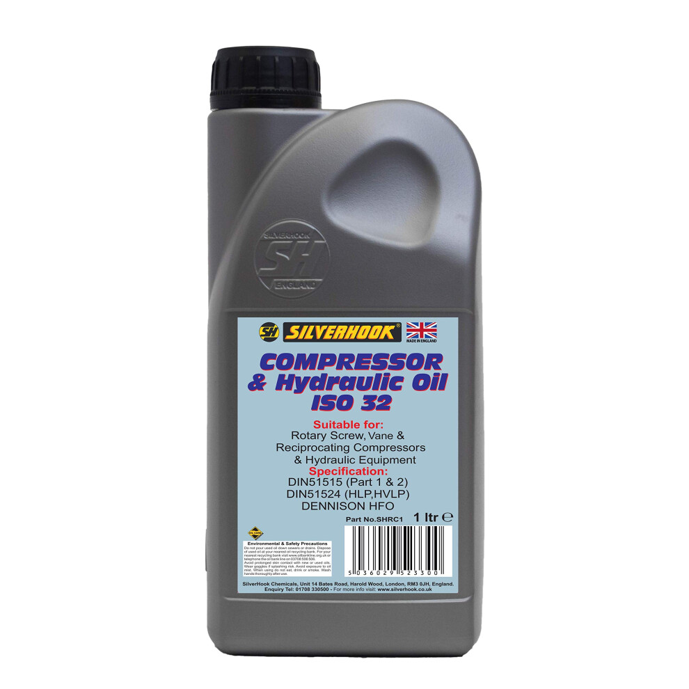 Silverhook Compressor Oil Iso32, 1 Litre 33855899