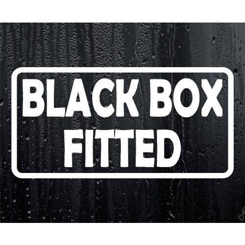 Car Sticker Black Box Fitted Novelty Bumper Window Boot Door Young Driver Decal Present