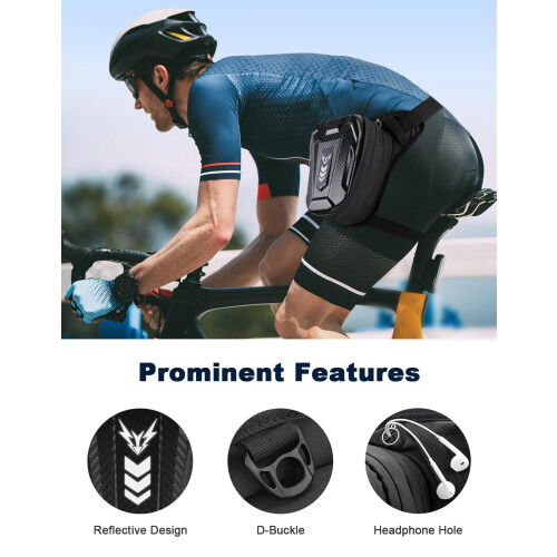 Rolgno Drop Leg Bag, [Expandable Storage] Motorcycle Leg Bag 2