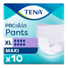 TENA,XL (10 Count) Pants Maxi XL 10pcs