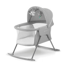 Kinderkraft LOVI Baby Crib 3 in 1, Cradle, Travel Cot, Rocker, Easy Folding and