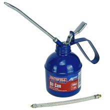 Faithfull FAIOC500 Oil Can 500ml Pistol Type Includes Rigid and