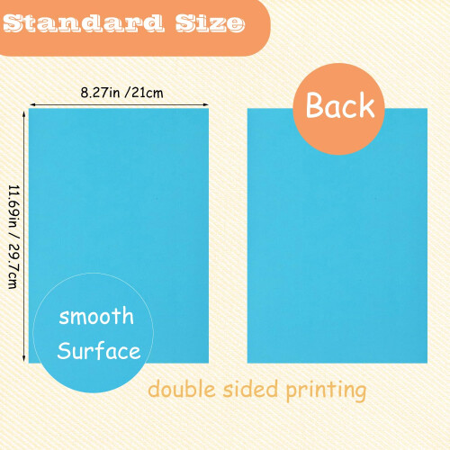 Coloured Card - 40 Sheets - A4 Card 230gsm Thick Multicoloured Card St 1
