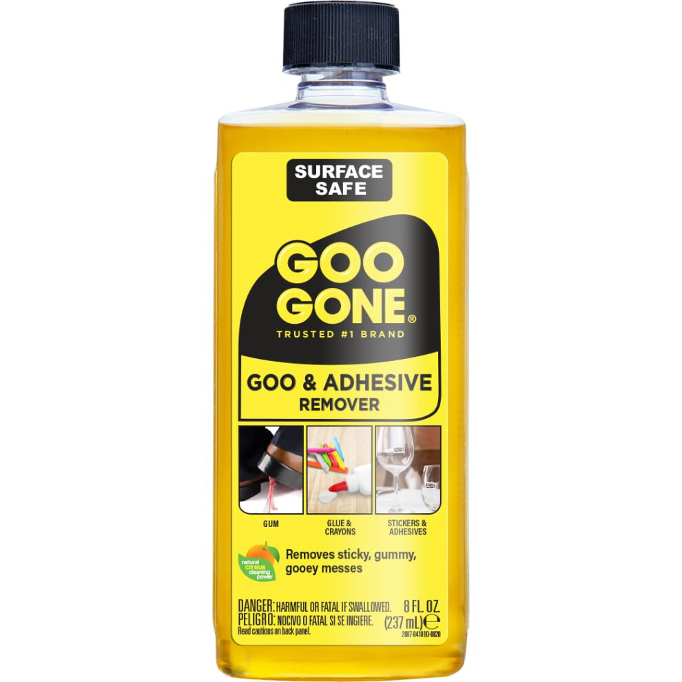 Goo Gone Mac-Gg12 Original Surface Safe Liquid Remover, Yellow