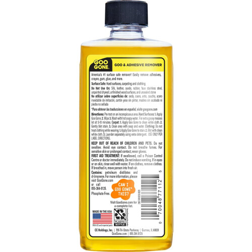 Goo Gone MacGG12 Original Surface Safe Liquid Remover Yellow