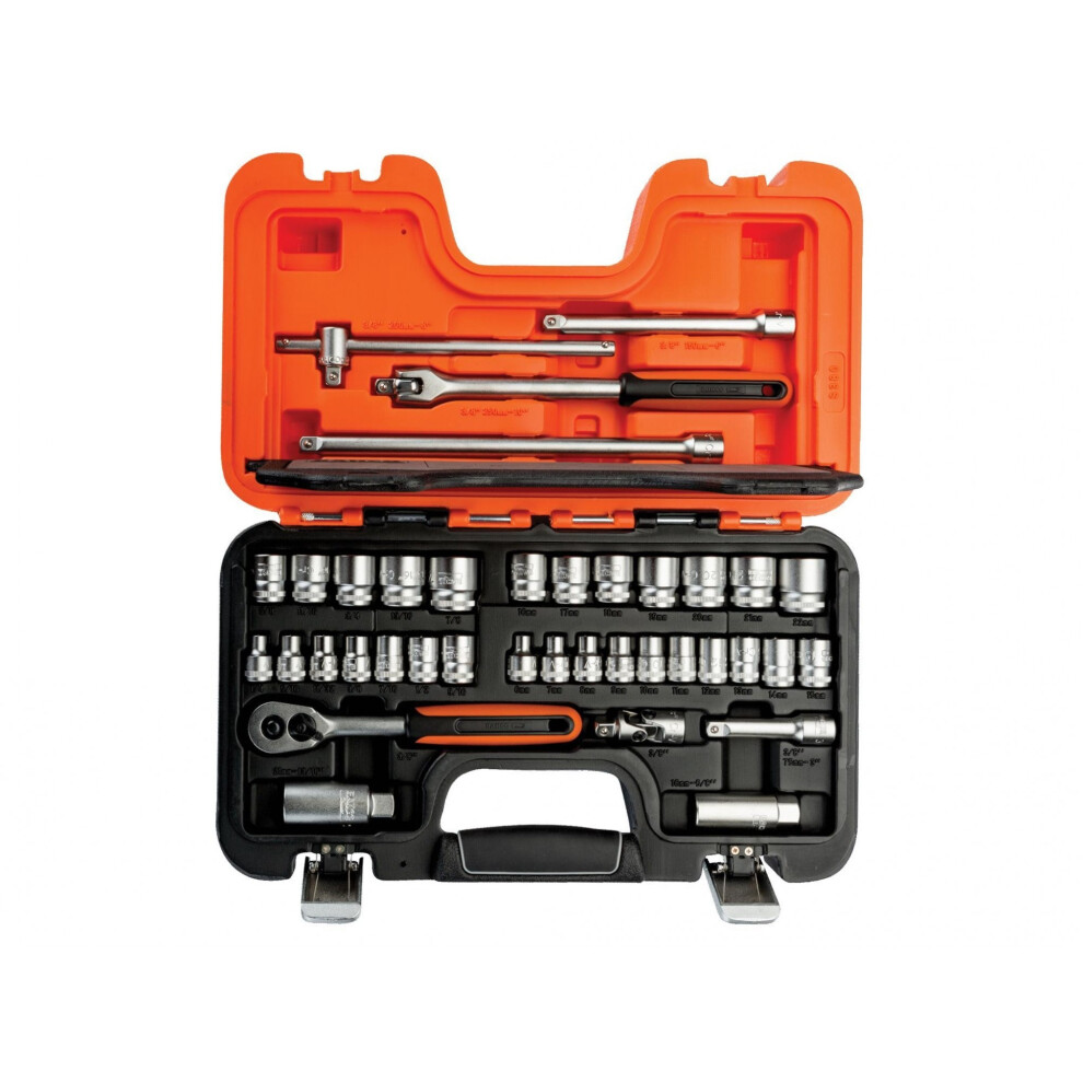 Bahco S380 3/8In Drive Socket Set, 38 Piece