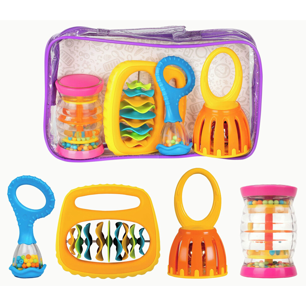Halilit Baby Band Musical Instrument Gift Set 4 Piece Musical Sensory