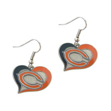 NFL Chicago Bears Herz Ohrringe