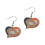 Pendientes en forma de corazón de los Chicago Bears 1