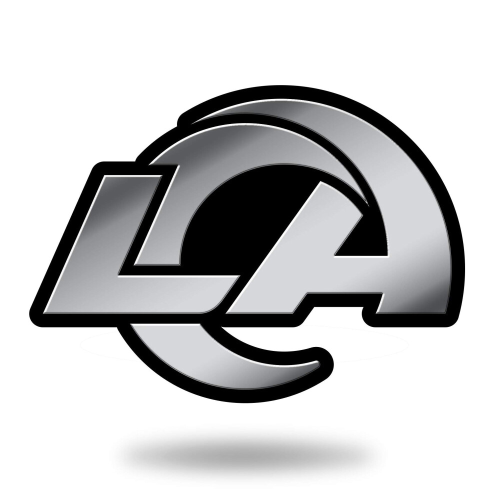 Nfl Los Angeles Rams Chrome Finished Auto Emblem 3D Sticker 767345825384