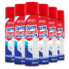 Dylon 2-in-1 Starch Spray with Easy Iron, Ironing Aid That Restores Look of Fabr