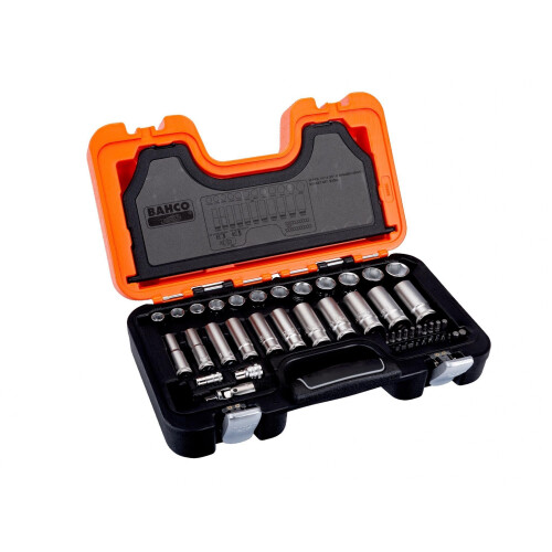 Bahco Bahco S330l 3/8in Deep Drive Socket Set, 53 Piece 1