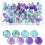 Mr. Pen- Puntine, 80 Pezzi, Stile Viola, Spilli Piani, Puntine Decorative 1