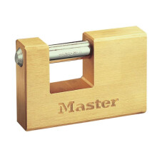 Master Lock Rectangular Solid Brass Body Shutter Padlocks