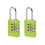 Master Lock Master Lock Aluminium 3-digit Combination 20mm Padlock Colour X 2 1