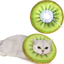 ANWA Verstelbare Kat Kraag Kussen, Schattige Kat Donut Kraag Na Chirurgie, Herstel Kegels voor Kittens