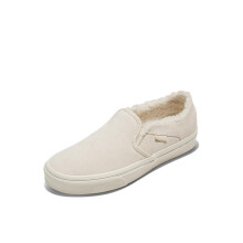 Vans Dames Asher Slip-On Schoen | Casual Sneakers voor Wandelen, Mode & Dagelijks Gebruik, Marshmallow/High Pile Fleece, 8.5