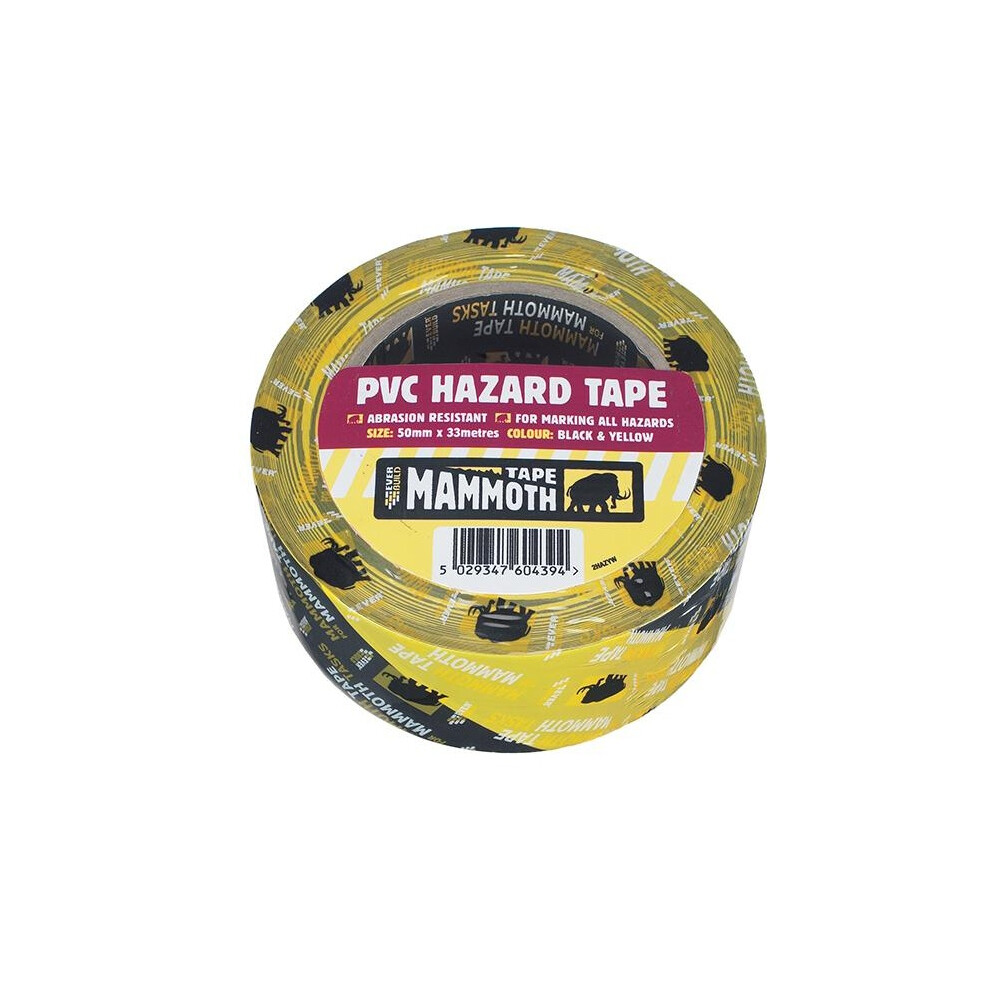 Everbuild Sika Pvc Hazard Tape 5063750482521