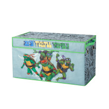 Coffre de rangement pliable Tortues Ninja, durable avec couvercle souple, 28,5"x14,5"x16"