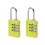 Master Lock Master Lock Aluminium 3-digit Combination 20mm Padlock Colour X 2 3