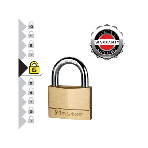 Master Lock Master Lock Solid Brass Padlocks Double Lever 1