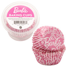 Barbie Bakvormpjes Van DecoPac | Roze | 1,8" Cupcake Vormpjes, Vetvrij Papier, 48 Stuks