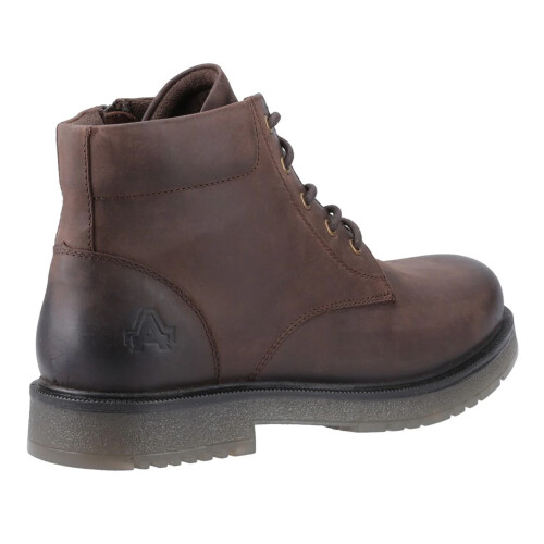 (11 UK, Brown) Amblers Mens Bath Leather Boots 1