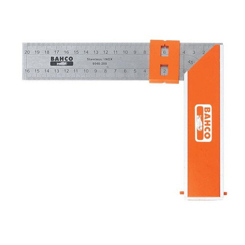 Bahco Bahco 9048 Aluminium Block & Steel Try Square