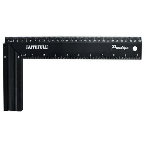 Faithfull Faithfull Prestige Try Square Black Aluminium