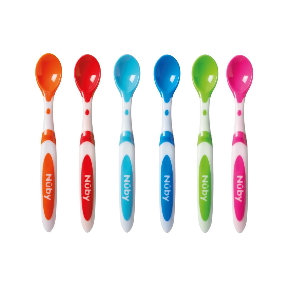 Nuby Muncheez Weaning Spoons, Pack Of 6