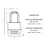 Master Lock Master Lock Excell Combination Padlock 5
