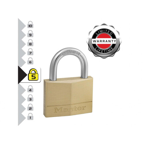 Master Lock Master Lock Solid Brass Padlocks Double Lever 1