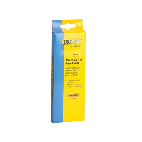 Tacwise 500 Series 18 Gauge Angled Nails