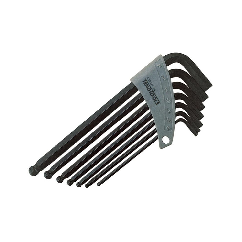 Teng Ball Point Hex Key Set Of 7 A - Multi Colour - Image 2