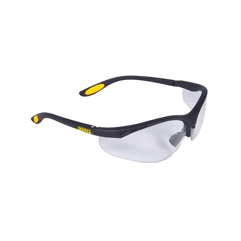 - Dewalt Power Tools Reinforcer Safety Gles Multi Colour (Clear Lenses) - Image 2