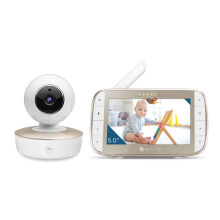 Motorola Nursery Baby Monitor with Camera - Nanny Cam VM50G - Baby Camera with Color Display, Two-Way Communication, and Infrared Night Vision - 480p