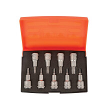 Bahco S9torx 1/2in Drive Socket Set, 9 Piece
